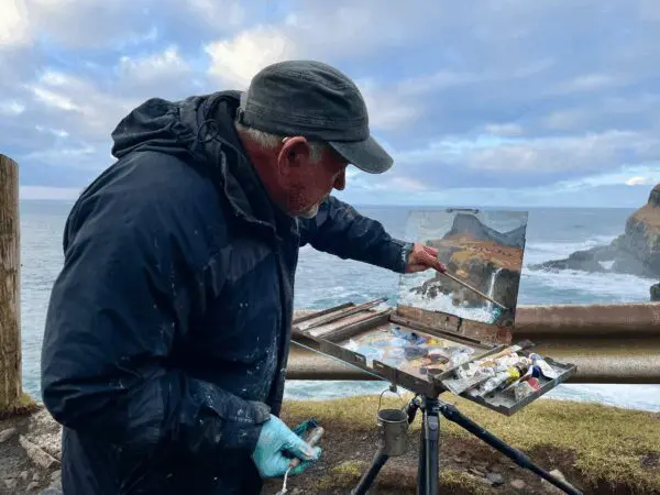 Outdoor Painting Experience in the Faroe Islands