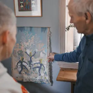 Huldulitt: Kom á gátt hjá Williami Heinesen