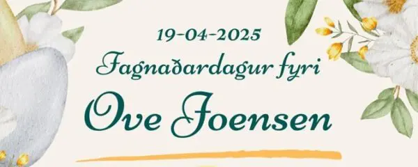 Fagnaðardagur fyri Ove Joensen
