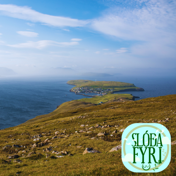 Gongutúrur úti í Nólsoy við staðkendum ferðaleiðara