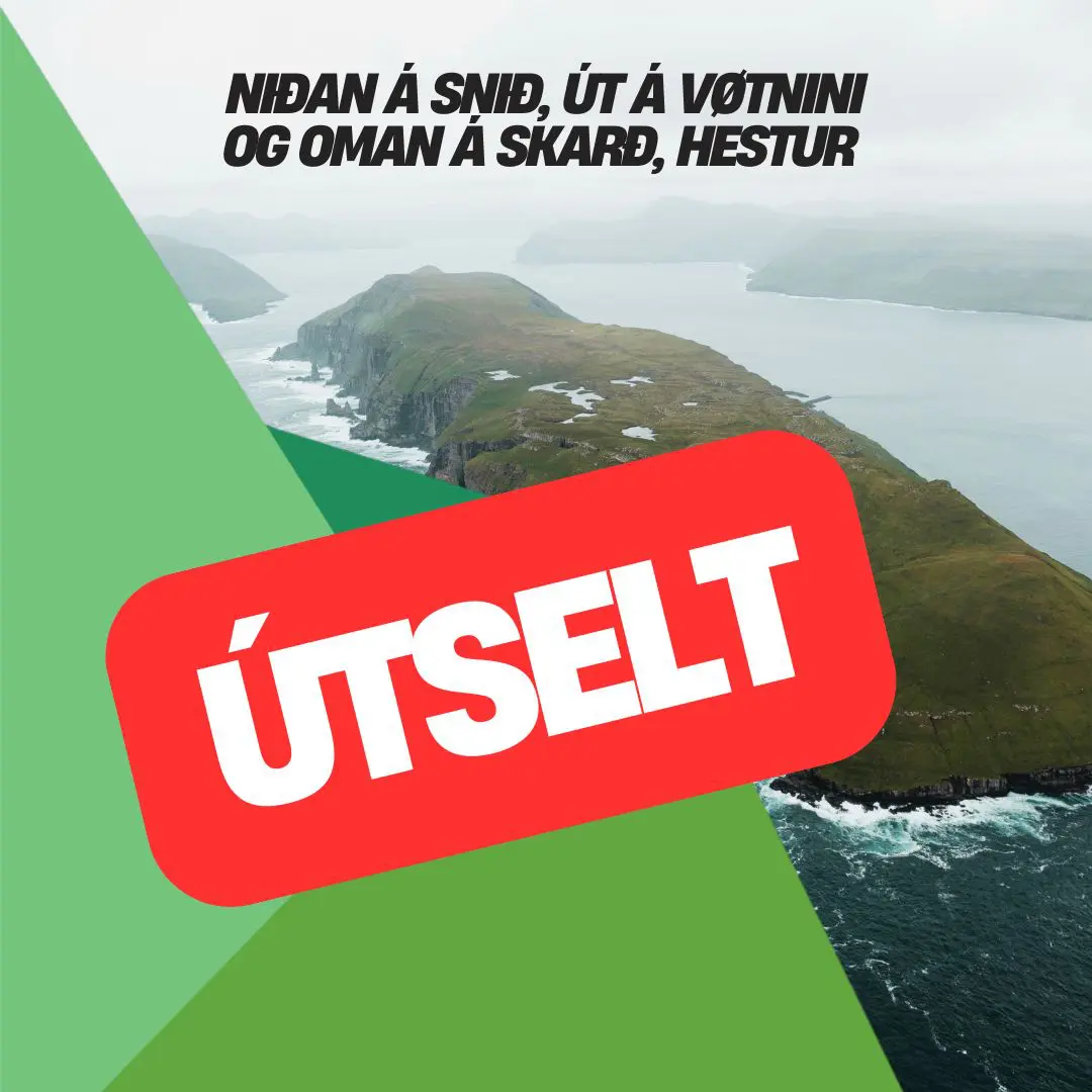 Oyggjadagur í Hesti - Túrur niðan á Snið, út á vøtnini og oman á Skarð